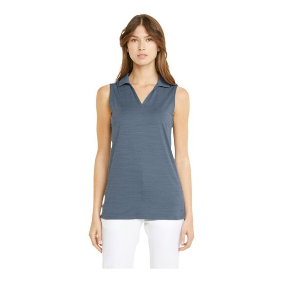 PUMA Women's Cloudspun Coast Polo Tank - Picture 11 of 13